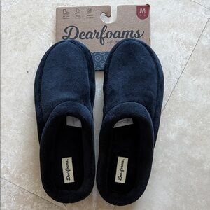 NWT Dearfoams Midnight Comfort Men Slippers